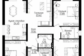 Дом 170 м² на участке 4,8 сот.