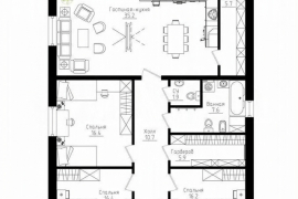 Дом 160 м² на участке 4,8 сот.